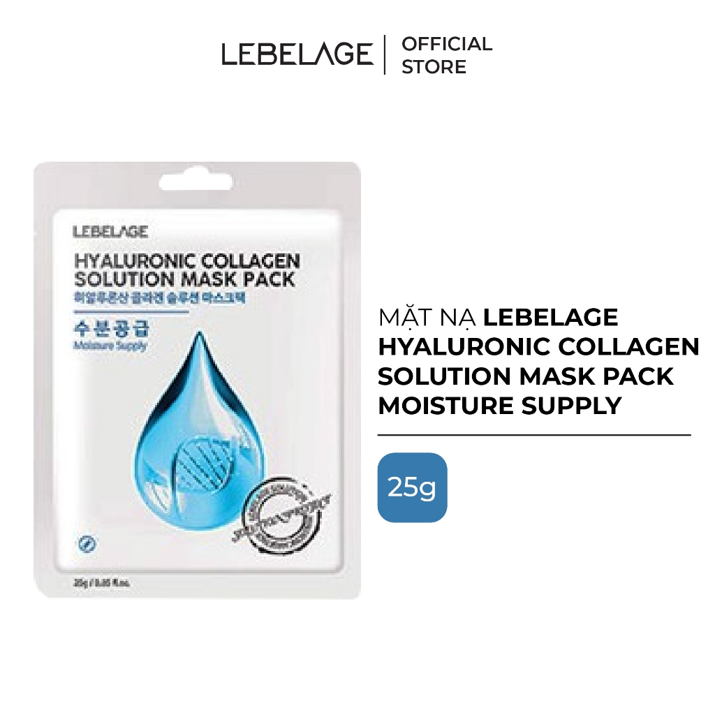 Ảnh Mặt Nạ Hàn Quốc Lebelage Solution Mask Pack 25g Dưỡng Da Cấp Ẩm Trắng Sáng 3