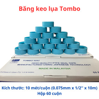Băng keo lụa Tombo - băng tan - cao su non quấn ống nước, keo lụa Malaysia Tombo 9082 (5 cuộn)