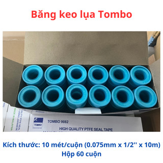 Băng keo lụa Tombo - băng tan - cao su non quấn ống nước, keo lụa Malaysia Tombo 9082 (5 cuộn)