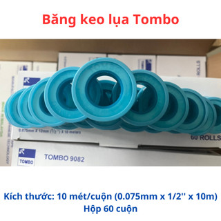Băng keo lụa Tombo - băng tan - cao su non quấn ống nước, keo lụa Malaysia Tombo 9082 (5 cuộn)