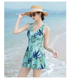 SIZE M,L,XL BIKINIUMI LIỀN THÂN 1 MẢNH VÁY IN HOA CAO CẤP BIKINISTORE