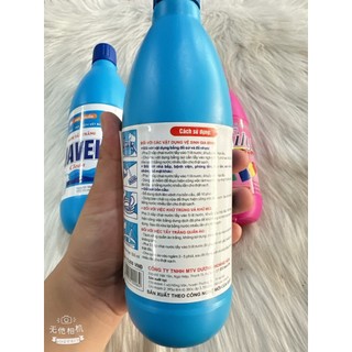 Nước tẩy quần áo xoáy bay vết bẩn cứng đầu 2 loại