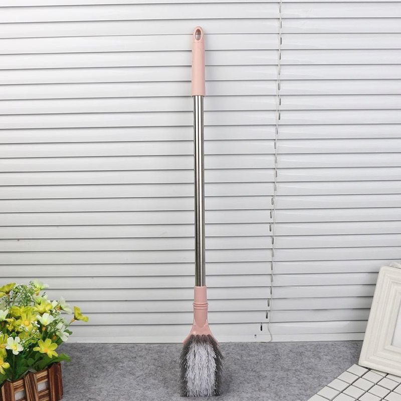 Chổi Cọ Toilet Bồn Cầu Loại Đầu , Vuông  Cán Inox Loại To Dài Xịn (HÀNG ĐẸP)