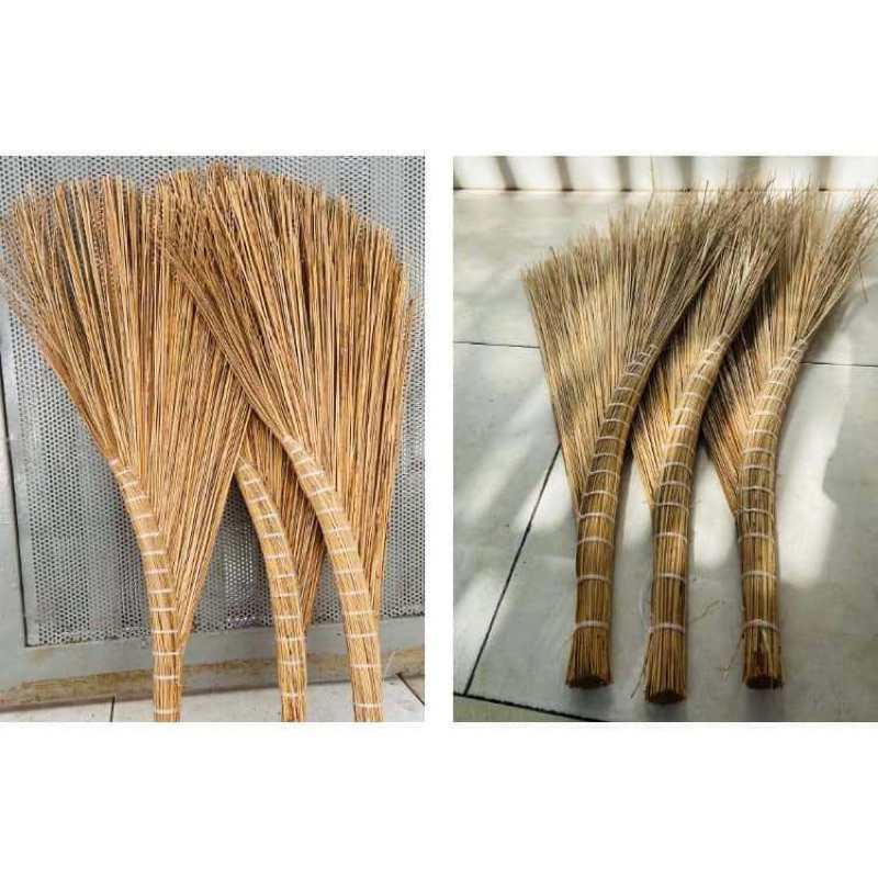 Chổi chà dừa L1 quét sân/Thân cột kẽm- Cây chổi quét rác
