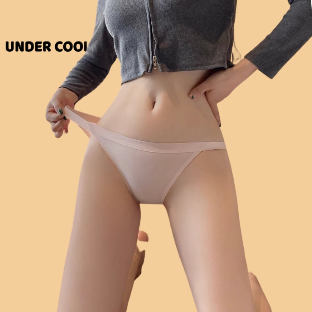 Quần Lót Nữ Đúc Su Tàng Hình UNDERCOOL dáng hở sườn cao cấp mềm mại kháng khuẩn sexy quyến rũ gợi cảm QL33