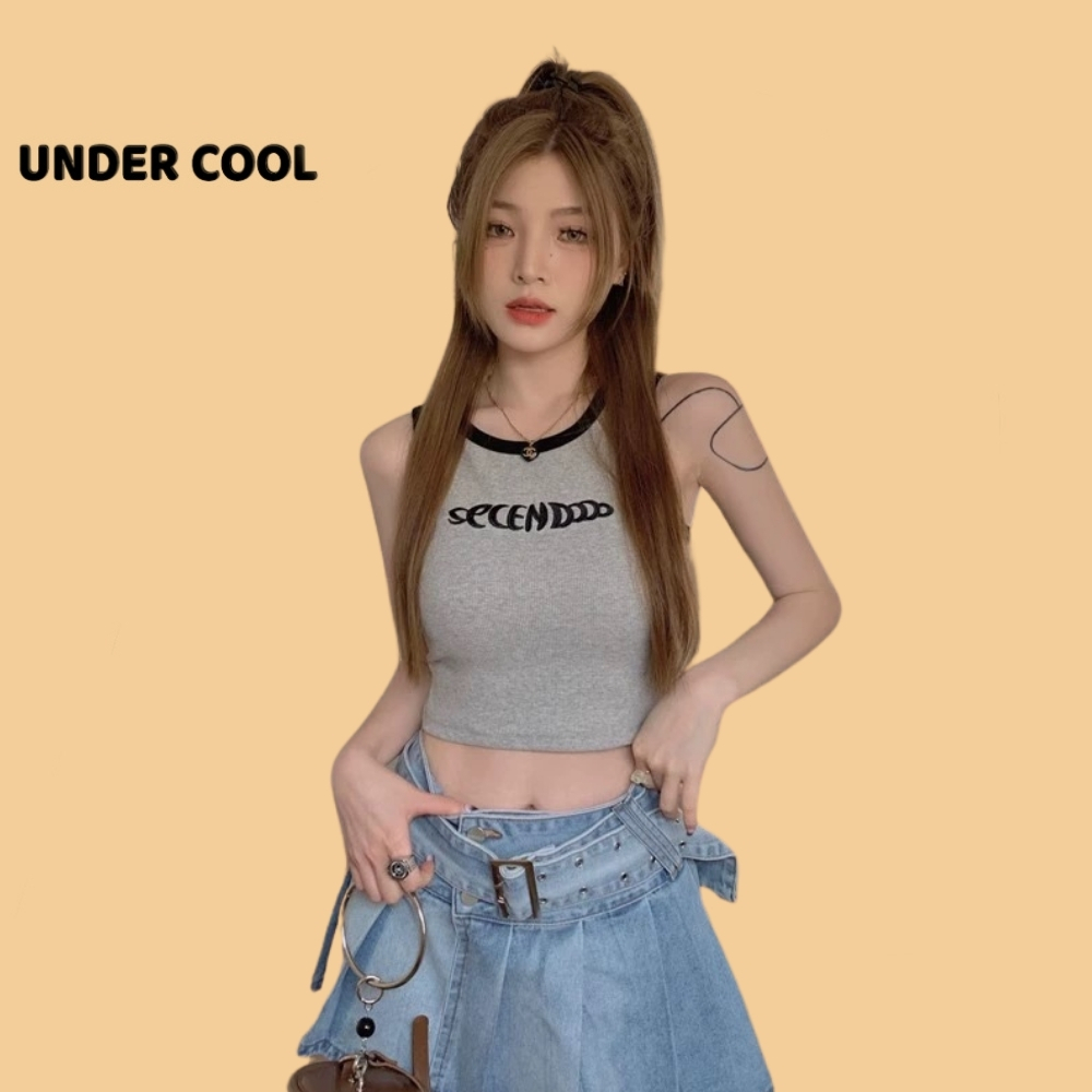 Áo Bra Ba Lỗ Viền UNDERCOOL Thun Gân Cao Cấp Cotton Kèm Mút Đệm Ngực Nhiều Màu Sắc trendy hồng babytee AB28