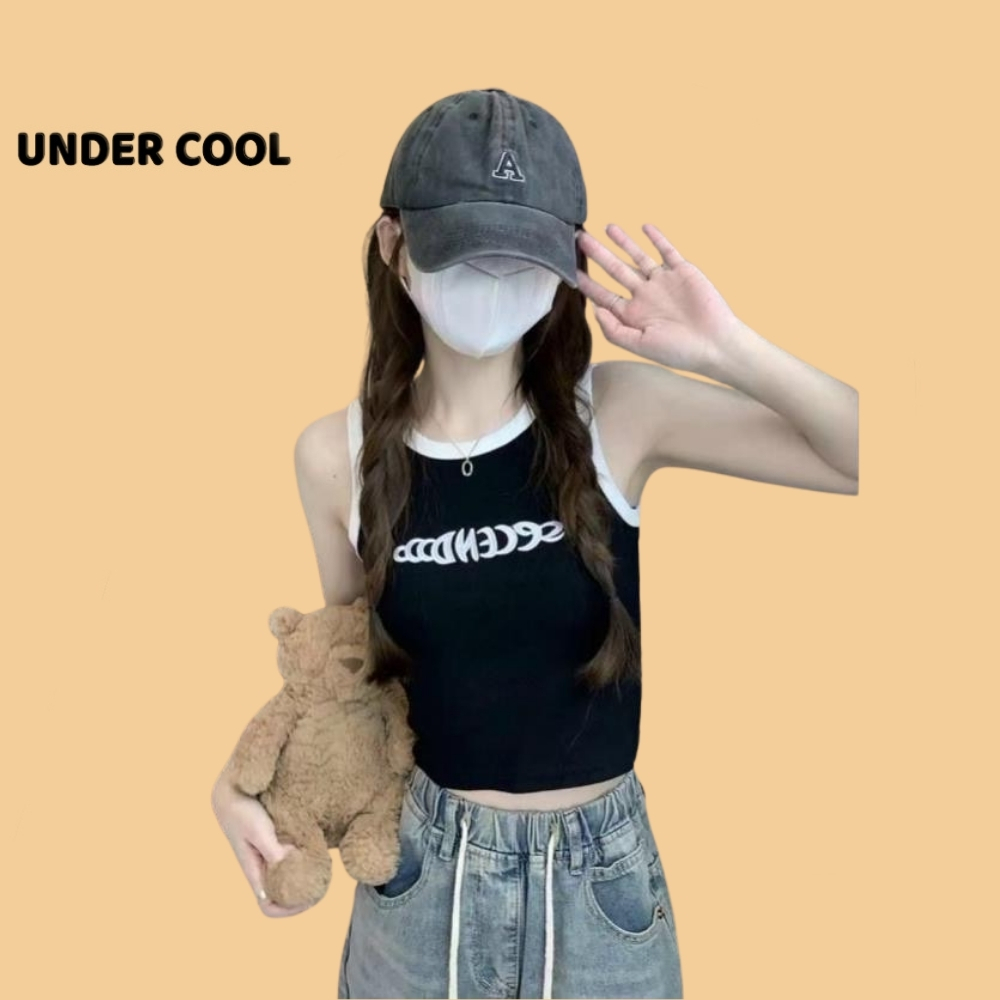 Áo Bra Ba Lỗ Viền UNDERCOOL Thun Gân Cao Cấp Cotton Kèm Mút Đệm Ngực Nhiều Màu Sắc trendy hồng babytee AB28
