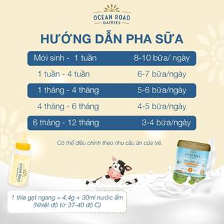 Sữa Bột Ocean Road Dairies Organic A2 Protein Úc Số 1/2/3 - Dinh Dưỡng Thuần Khiết Cho Bé (900g)