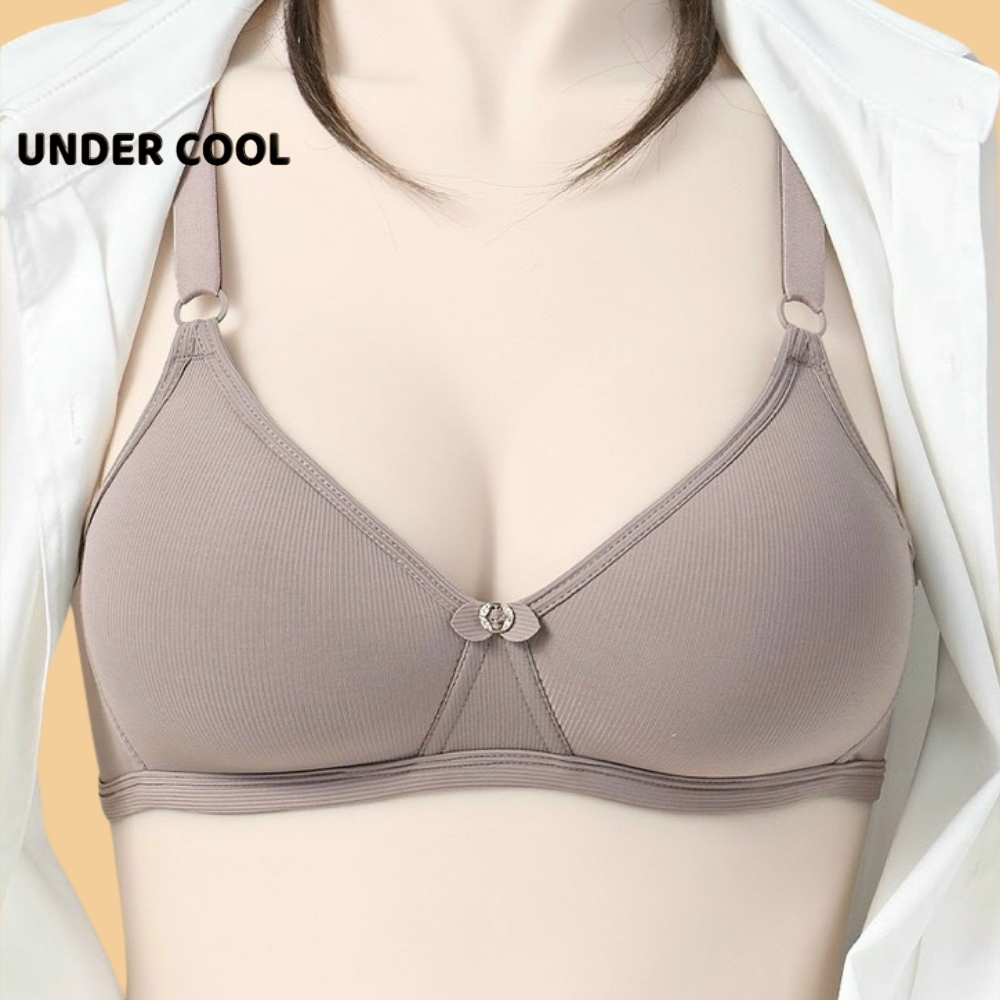 Áo Ngực Mỏng UNDERCOOL có vòng thép có kích thước lớn tập hợp đẩy lên đồ lót có thể điều chỉnh dây đeo vai áo ngực AL55