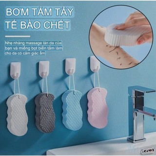BÔNG TẮM BỌT BIỂN KỲ GHÉT - COMBO 2 CÁI - BÔNG TẮM TẨY TẾ BÀO CHẾT TOÀN THÂN MỀM MẠI TẠO BỌT