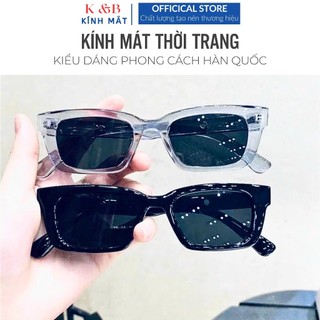 SALE SHOCK 50% Kính Mát Thời Trang Nam Nữ Gọng Chữ Nhật Phong Cách Hàn Quốc Chống Tia UV400 - M45