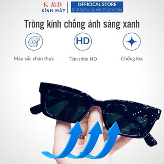SALE SHOCK 50% Kính Mát Thời Trang Nam Nữ Gọng Chữ Nhật Phong Cách Hàn Quốc Chống Tia UV400 - M45