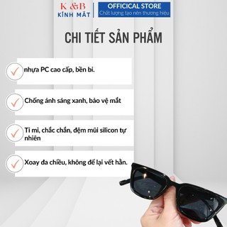GIẢM 50% - Kính Mắt Mèo Thời Trang Dành Cho Nam Nữ Chống Tia UV400 Đẳng Cấp Thời Thượng - M46