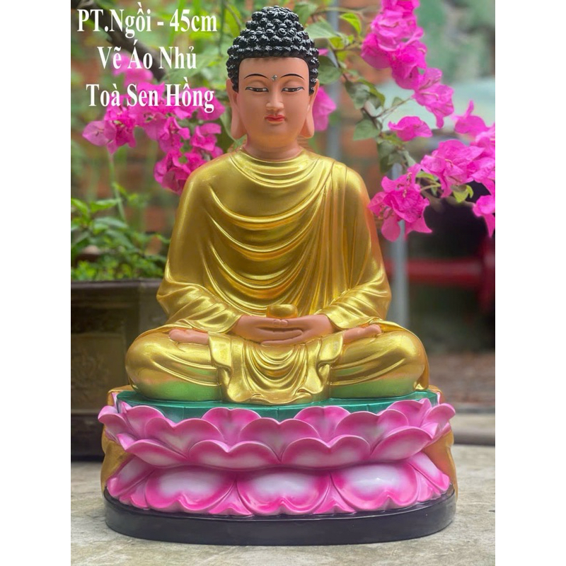 TƯỢNG PHẬT BỔN SƯ THÍCH CA MÂU NI cao 45cm chất liệu poly 🌼🌼