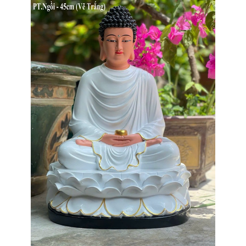 TƯỢNG PHẬT BỔN SƯ THÍCH CA MÂU NI cao 45cm chất liệu poly 🌼🌼