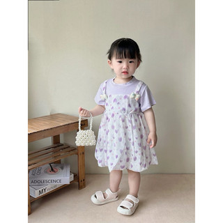 Váy yếm bé gái xinh xắn dễ thương Đầm yếm bé gái hàng Quảng Châu mẫu mới hè D961