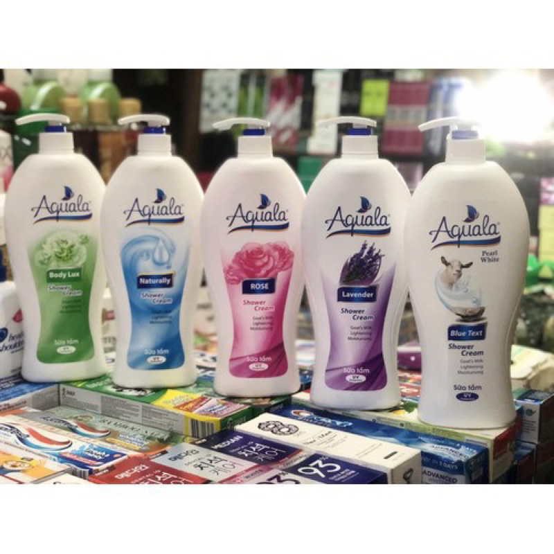SỮA TẮM AQUALA 5 MÙI 1200ML