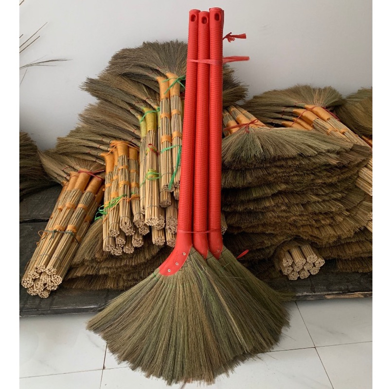 Chổi Chít Đẹp Xuất Khẩu Đã Vò Sạch Hoa Chít Chỉ Việc Sử Dụng , Chổi Đã Vò Sạch Hoa Chít Siêu Đẹp Dày Dặn