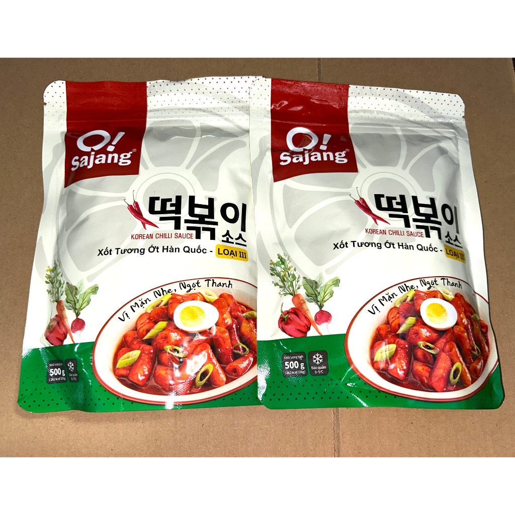 1kg Xốt Tương Ớt Hàn Quốc Vị Mặn nhẹ, Ngọt thanh (loại 3)