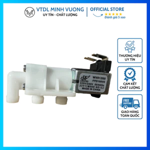 Van Cấp Nước Máy Giặt Toshiba 3 Vòi 220V Hàng Hãng Đẹp Mắt
