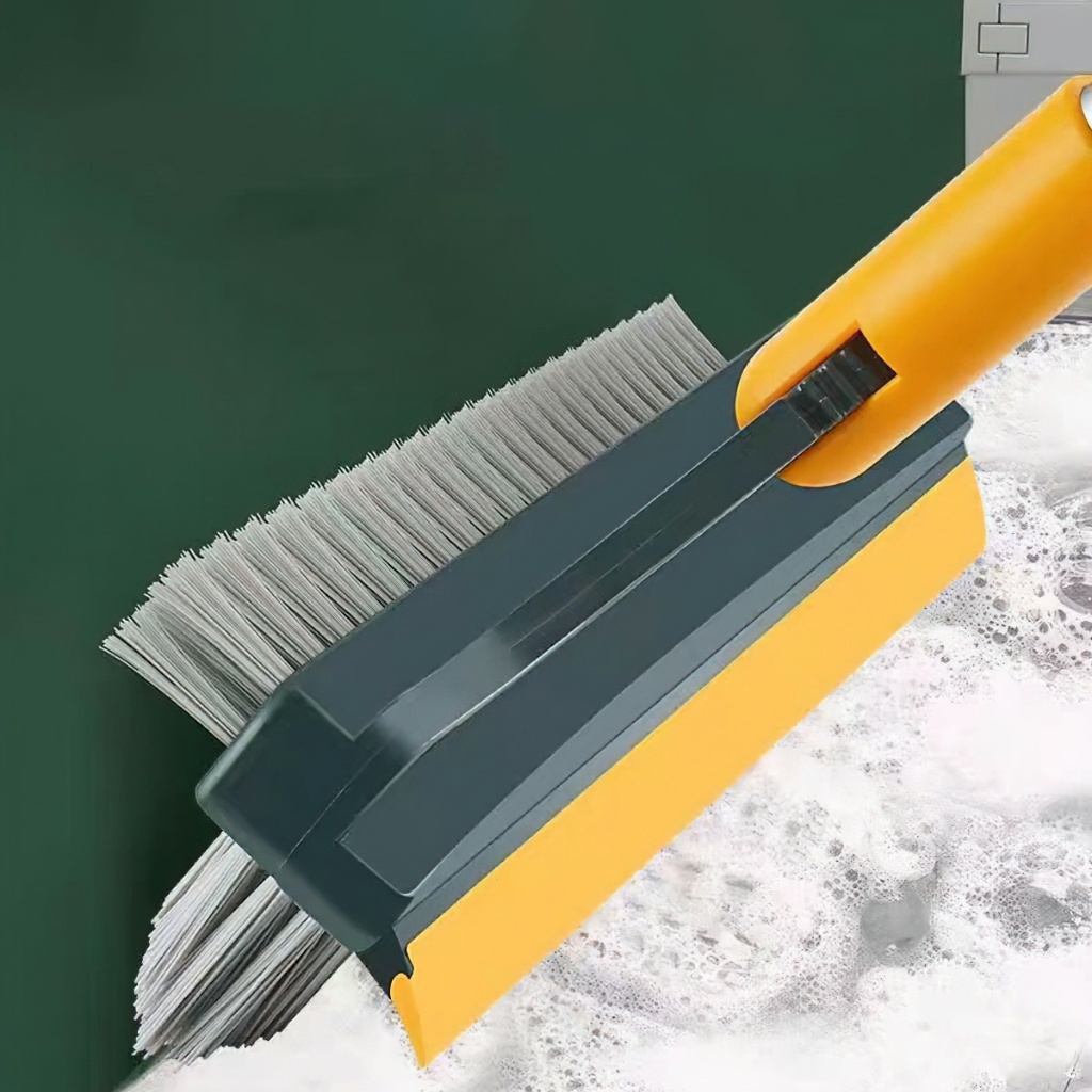 Cây Chổi Chà Sàn Và Gạt Nước Nhà Tắm, Nhà Vệ Sinh Đa Năng - Chổi Quét Dọn, Chà Toilet, WC, Sân