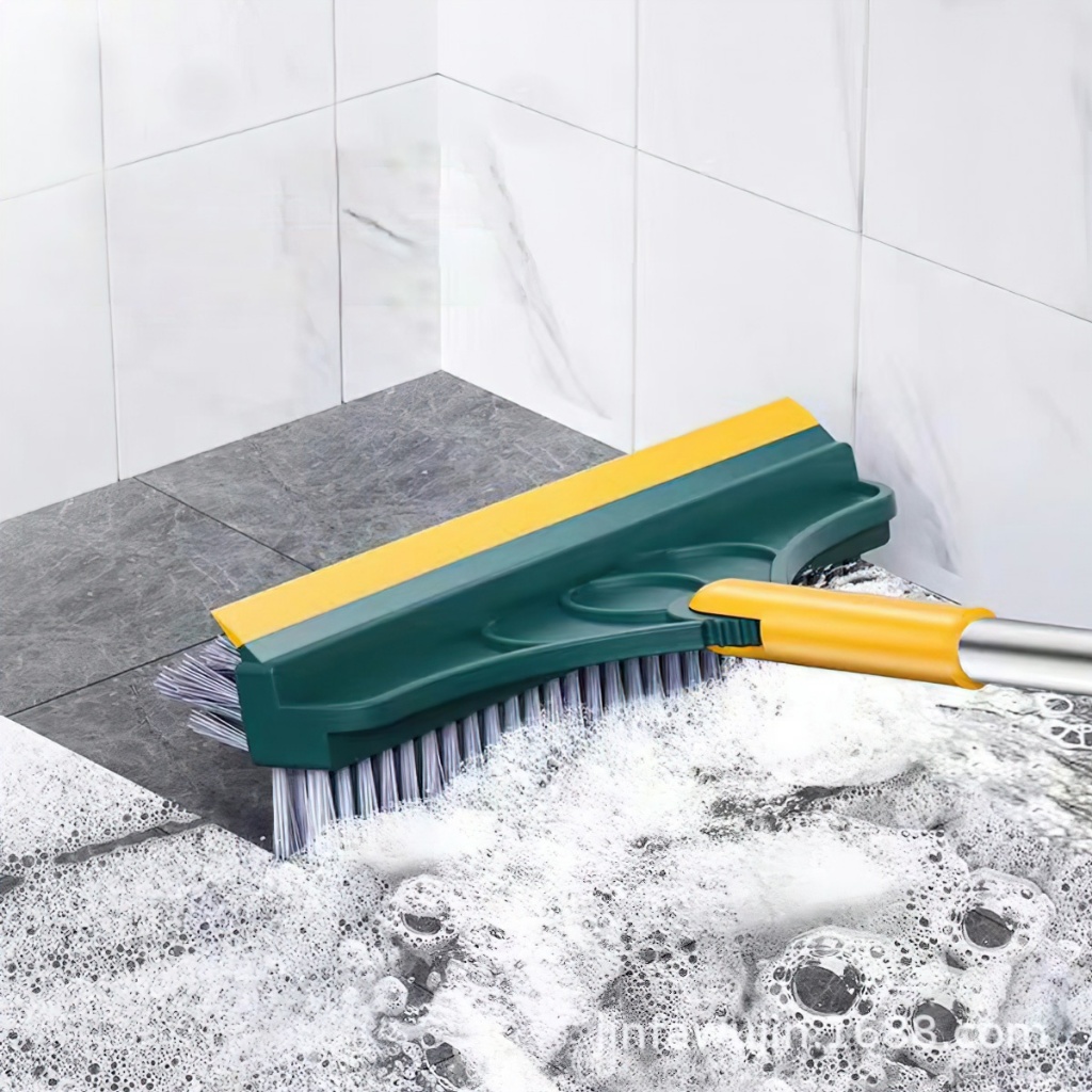 Cây Chổi Chà Sàn Và Gạt Nước Nhà Tắm, Nhà Vệ Sinh Đa Năng - Chổi Quét Dọn, Chà Toilet, WC, Sân