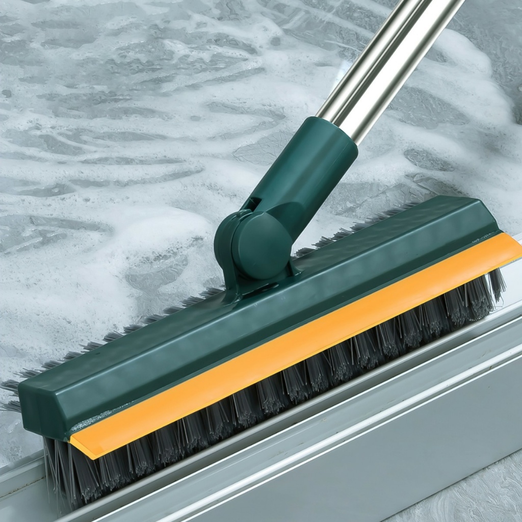 Cây Chổi Chà Sàn Và Gạt Nước Nhà Tắm, Nhà Vệ Sinh Đa Năng - Chổi Quét Dọn, Chà Toilet, WC, Sân
