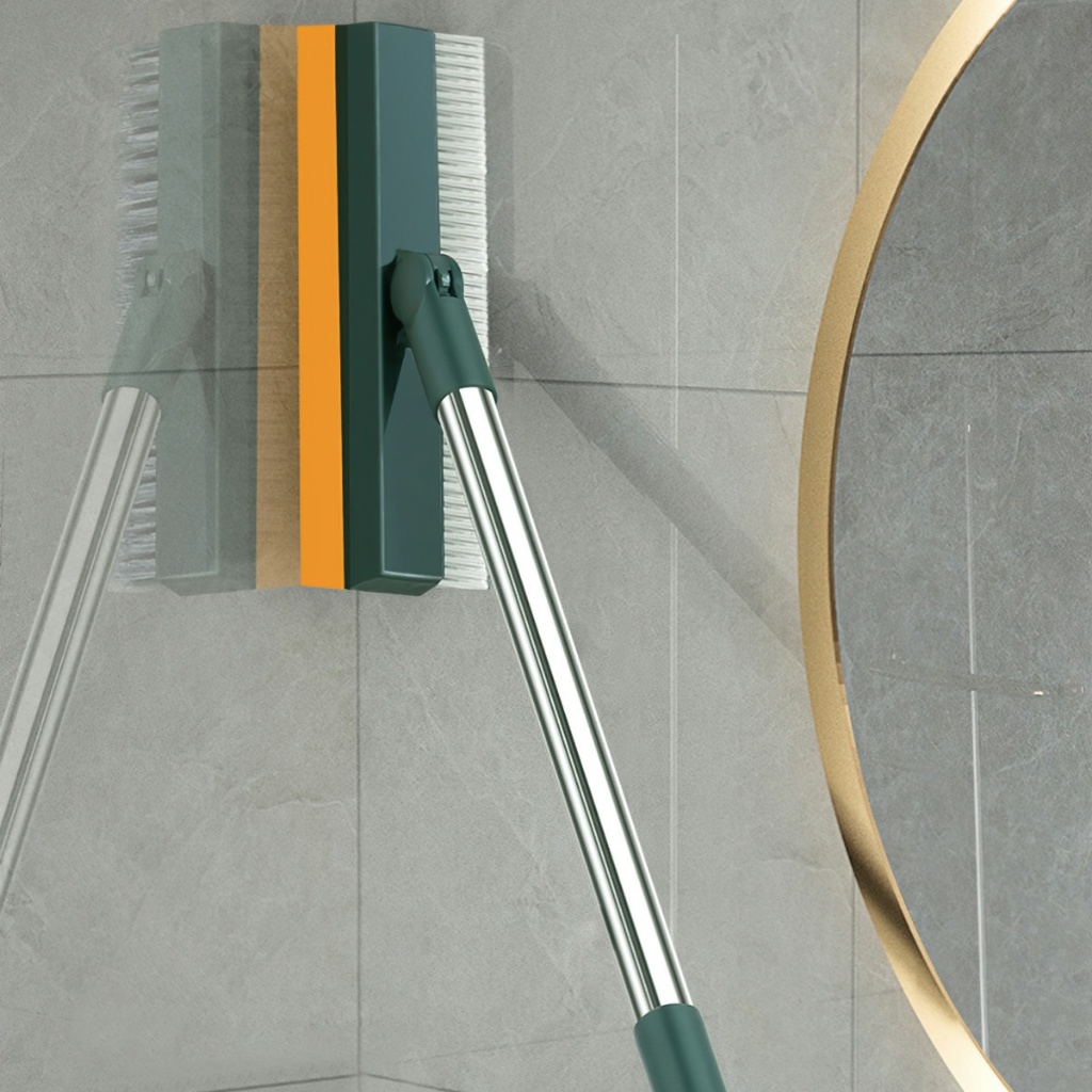 Cây Chổi Chà Sàn Và Gạt Nước Nhà Tắm, Nhà Vệ Sinh Đa Năng - Chổi Quét Dọn, Chà Toilet, WC, Sân