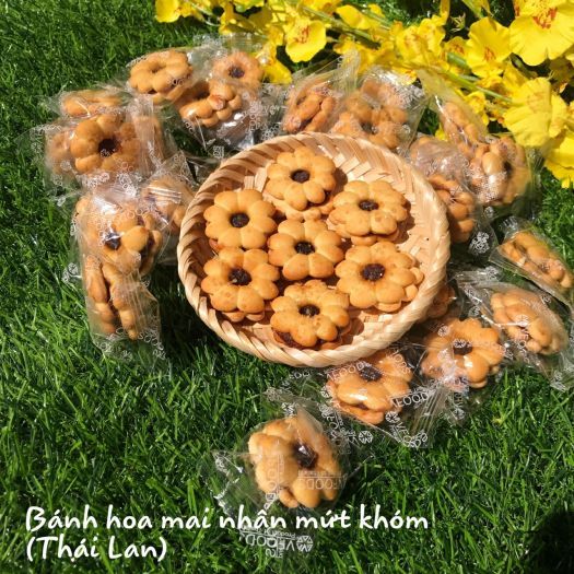 1Kg Bánh Quy Bông Mai Nhân Mứt Thơm(dứa)/ 500g_mềm, ngon