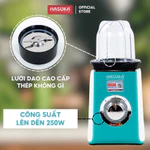 Máy xay sinh tố HASUKA HSK-726 3 cối đa năng, máy xay sinh tố xay đồ khô lưỡi dao inox sắc bén- BH 1 năm — ảnh 4