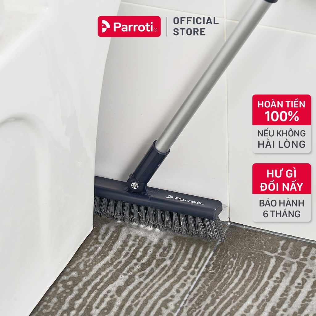 Đánh Giá Cây Chà Sàn Nhà Tắm Parroti Easy ES04: Chổi Cọ & Gạt Nước 2in1 - Giải Pháp Vệ Sinh Toàn Diện