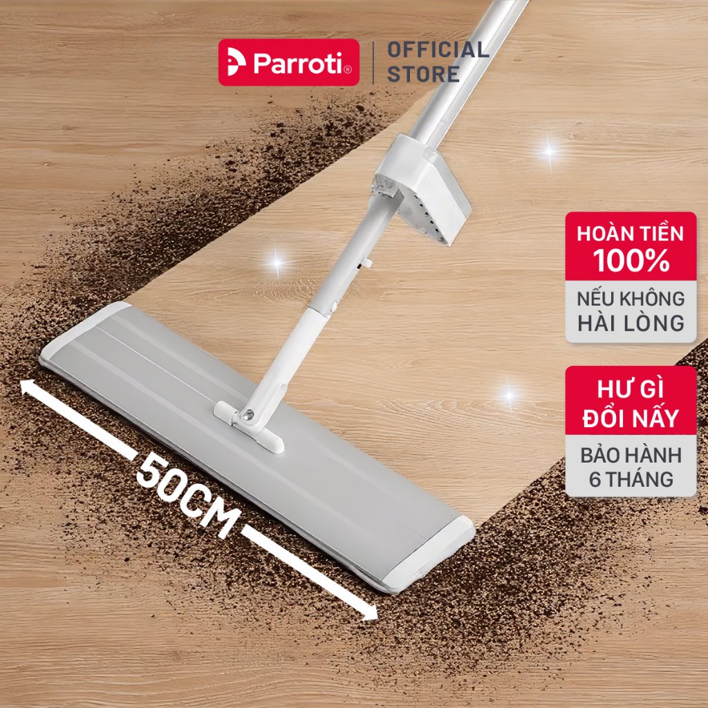 Đánh giá Cây Lau Nhà Tự Vắt 360 Parroti Magic MG02 - Lau Sạch Nhanh Chóng, Tiết Kiệm Công Sức