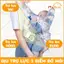 Đai điệu vải em bé sơ sinh địu 4 tư thế có đỡ cổ đa năng ngồi xe máy an toàn cao cấp MySun 4Way