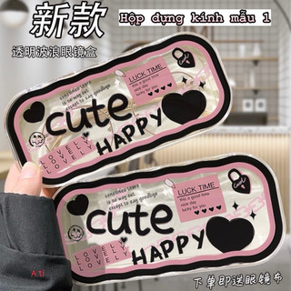 Hộp đựng kính mắt tiện ích hoạ tiết siêu cute mẫu mới 2024