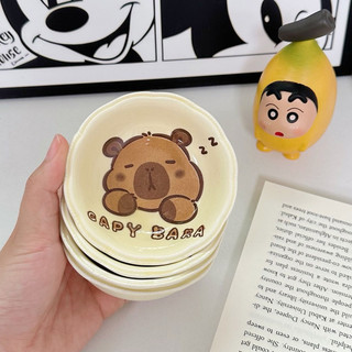 Combo 4 bát sứ đựng nước chấm hoạ tiết CAPYBARA cute