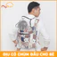 Đai địu vải có chùm đầu cho em bé sơ sinh trẻ em 3 - 18 tháng tuổi ngồi chính hãng MySun