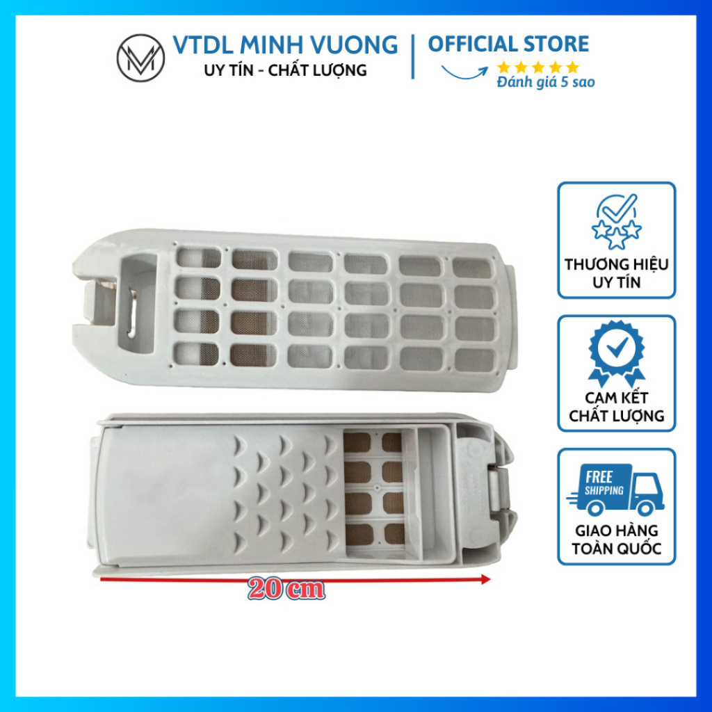 Túi Lọc Rác Máy Giặt Cửa Trên Aqua 9.5-12kg (Ngắn)