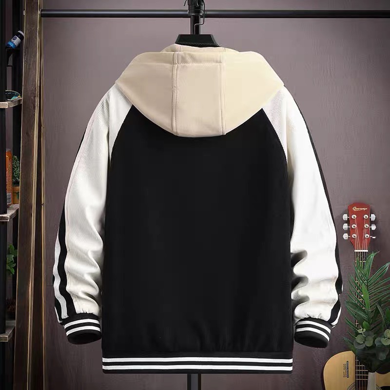 Áo Khoác Nỉ MARN Phong Cách BOMBER Cực Mới Siêu ĐẸP Nón Phối Màu