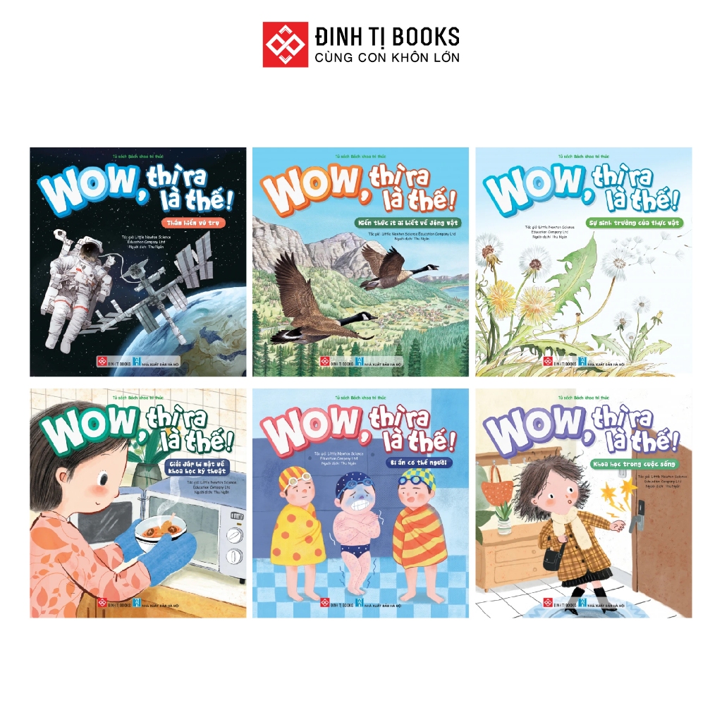 Ảnh Sách - Wow, thì ra là thế - Khám phá khoa học cho trẻ từ 6 - 12 tuổi - Đinh Tị Books 1