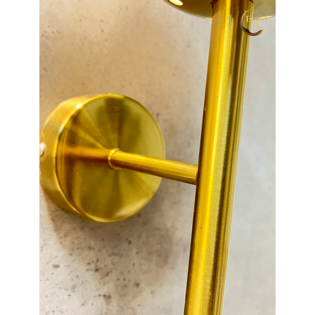 Đèn tường chao thủy tinh EVA W5948-1 phong cách hiện đại, trang trí phòng khách, phòng ngủ D150mm bảo hành 12 tháng
