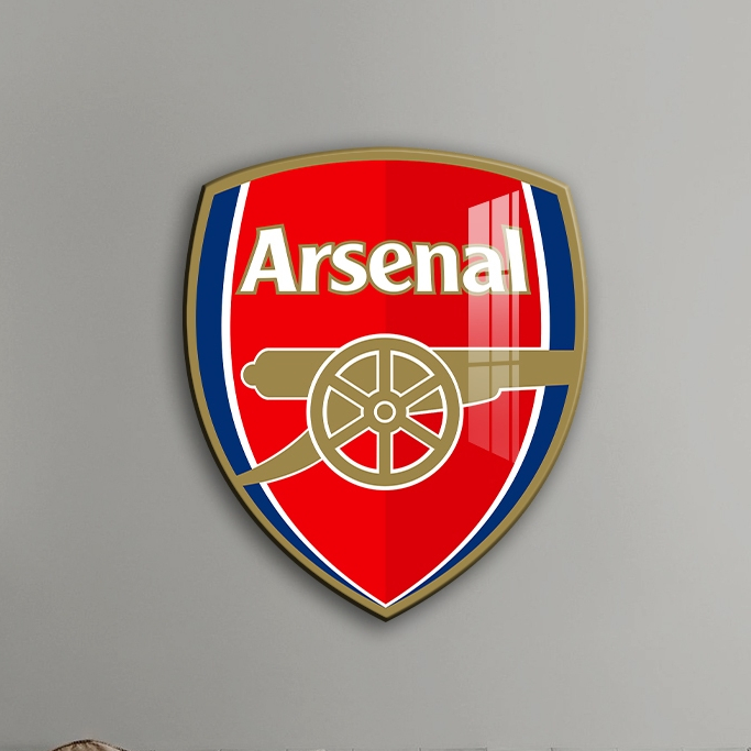Logo LED Mica Tráng Gương CLB Arsenal In UV 8K Cao Cấp | Shopee Việt Nam