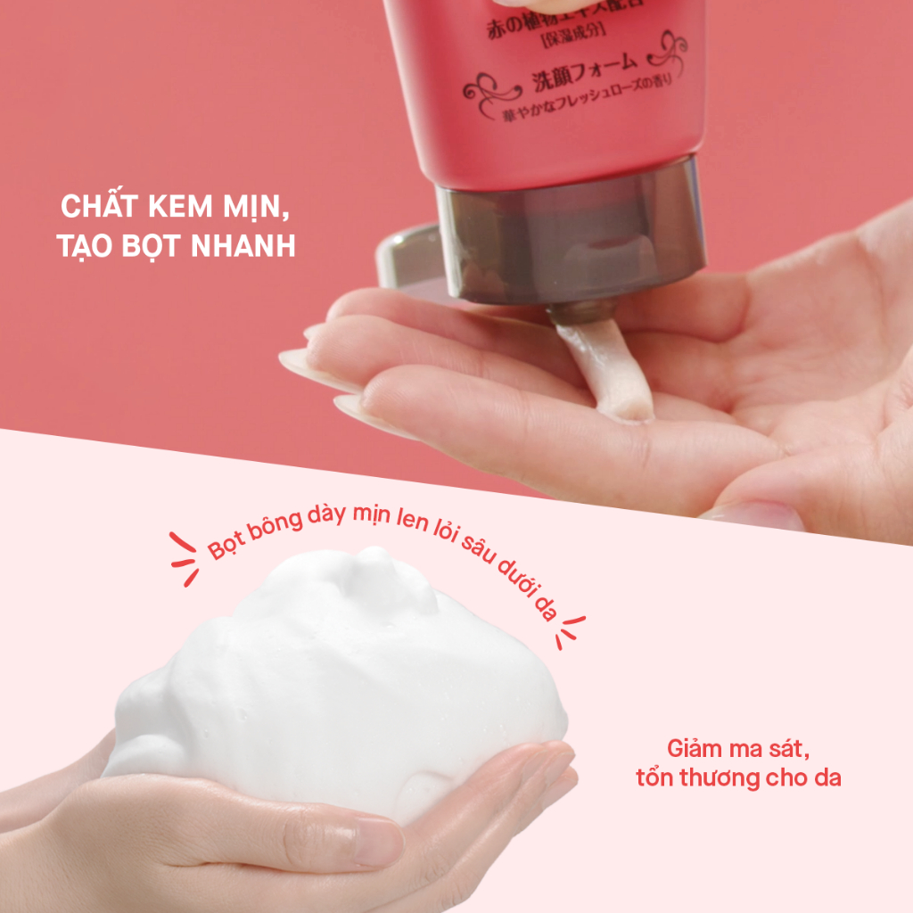 Ảnh Sữa Rửa Mặt Rosette Đất Sét Đỏ Giảm Nếp Nhăn Face Wash Pasta Red Clay Wrinkle 120G 3