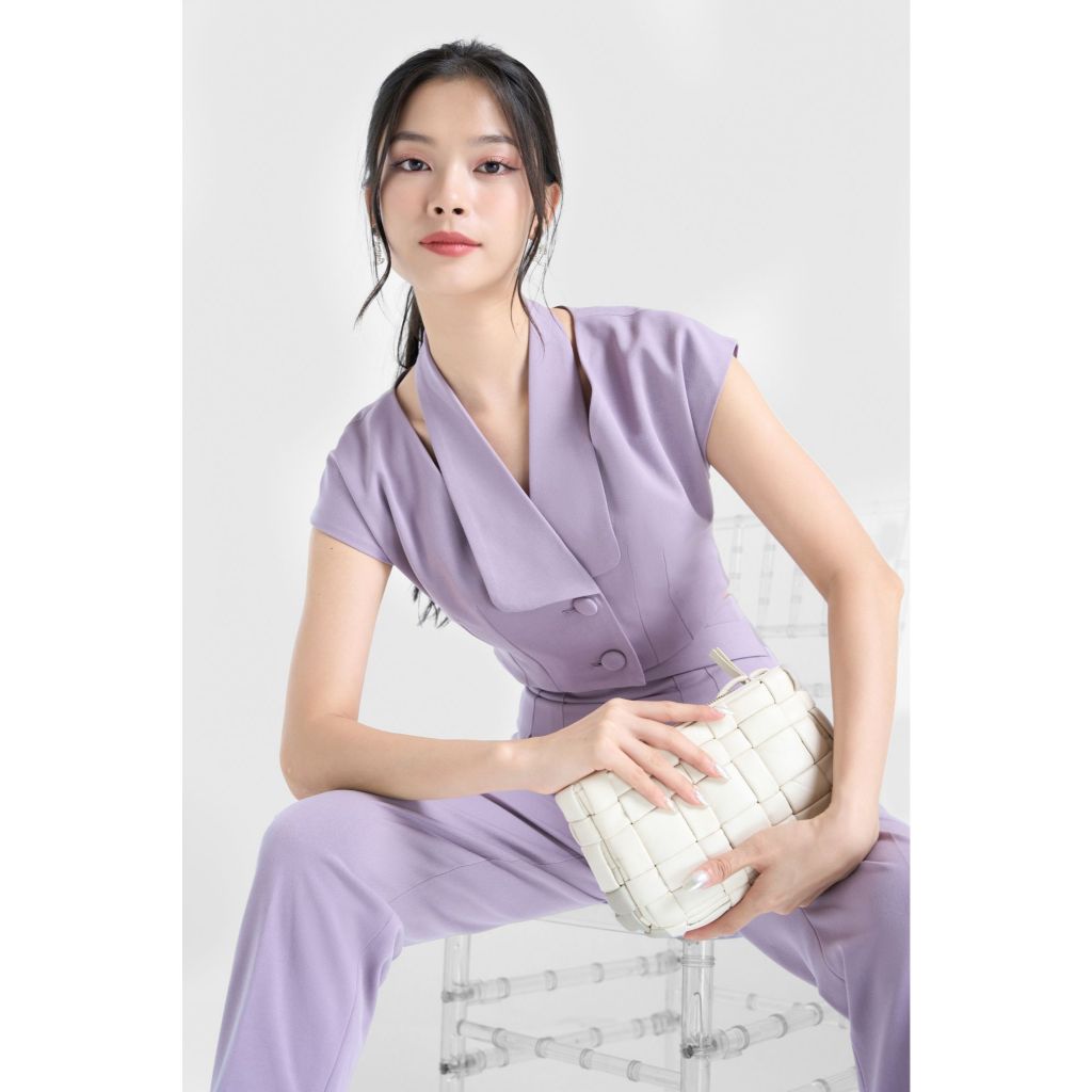 Vella Fashion quần baggy lưng cách điệu nữ VQ22124