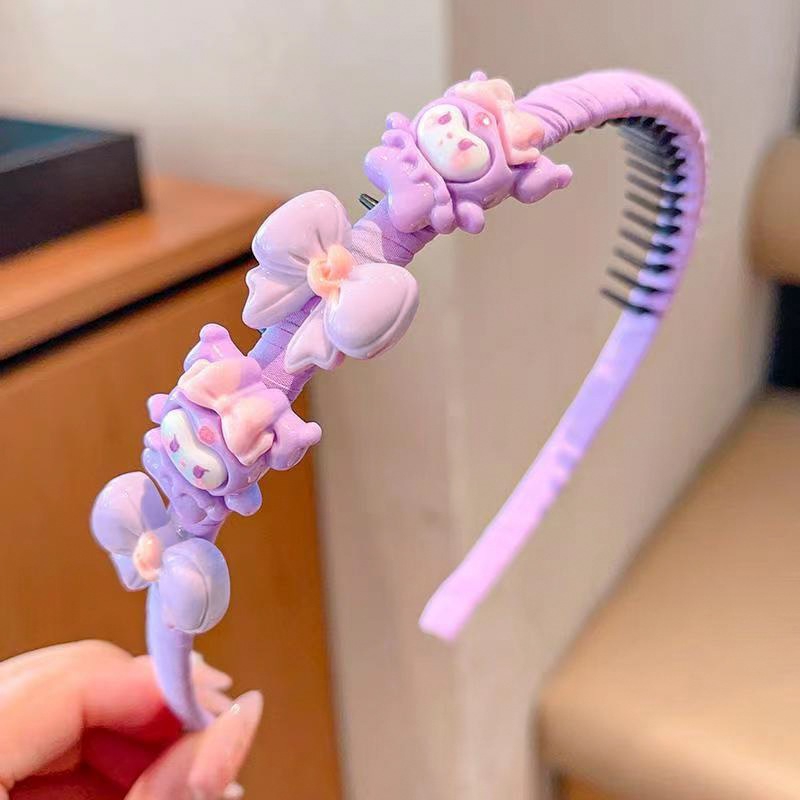 Bờm Tóc,Băng Đô Cài Tóc Hoạt Hình Kuromi Xinh Xắn Cho Bé Phụ Kiện Tóc Empoli