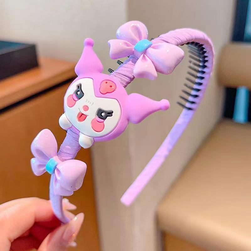 Bờm Tóc,Băng Đô Cài Tóc Hoạt Hình Kuromi Xinh Xắn Cho Bé Phụ Kiện Tóc Empoli
