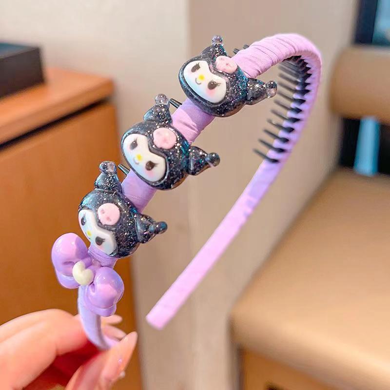 Bờm Tóc,Băng Đô Cài Tóc Hoạt Hình Kuromi Xinh Xắn Cho Bé Phụ Kiện Tóc Empoli