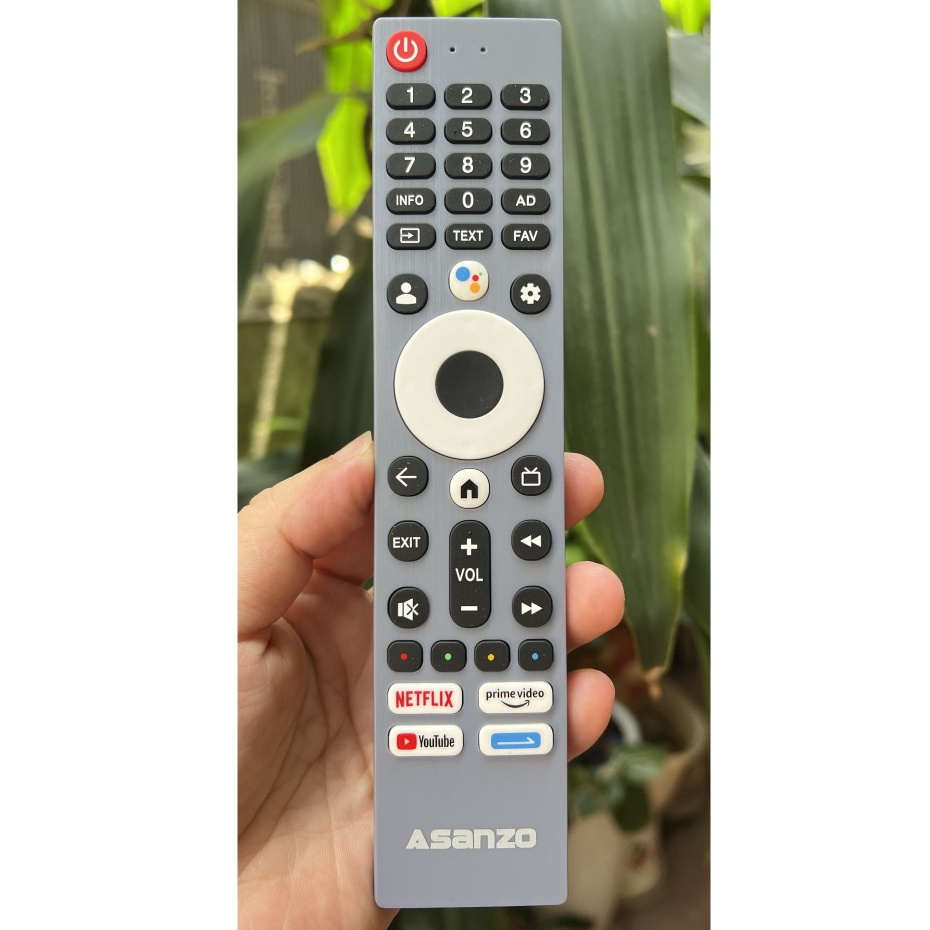 Remote Điều khiển TV LCD ASANZO Có giọng nói NETFLIX/prime video ...