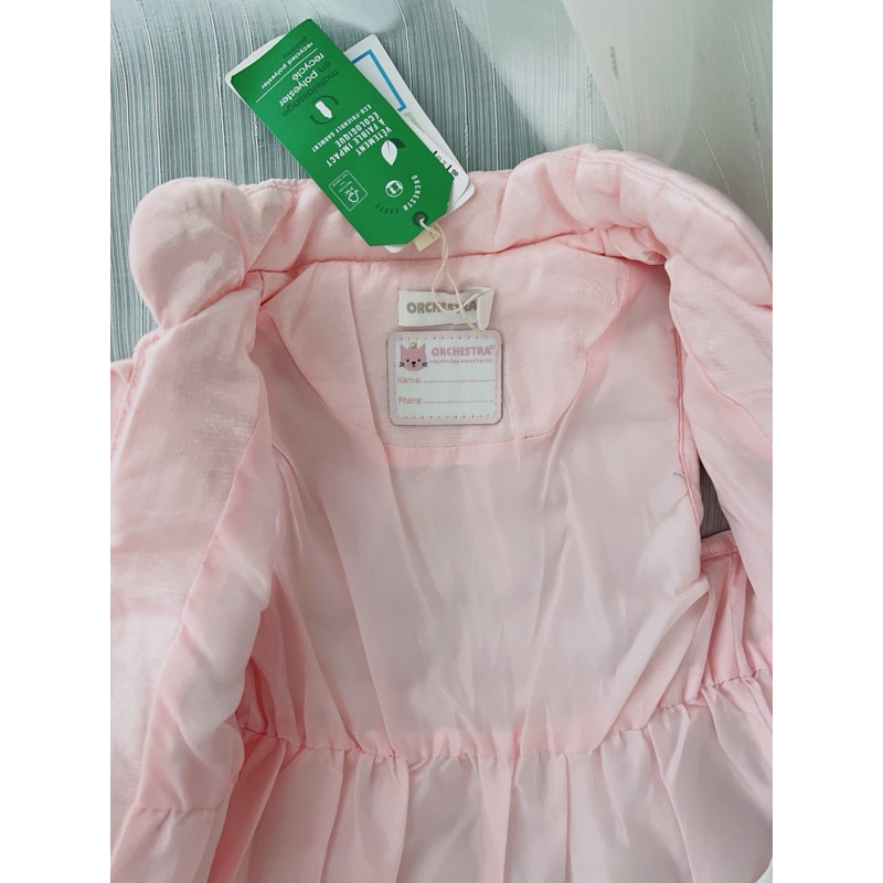 Áo Phao Gile Bé Gái Hồng Lấp Lánh Xuất Dư Xịn Size 3-9M (2-8kg) – Áo Khoác Ấm Cho Bé C3037