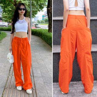 Quần Harem Parachute Pants BigSize Gladimax,Quần Gió Nhăn 4 túi Dáng Thụng Gladimax bản đầy đủ full
