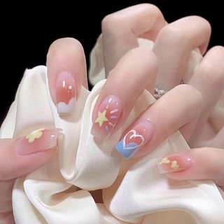 Set 24 Móng Tay Giả, Nail Box Nhiều Kiểu Xinh Xắn Có Keo Dán Móng Tiện Dụng